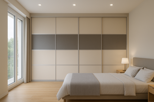 Šatní vestavěná skříň do ložnice